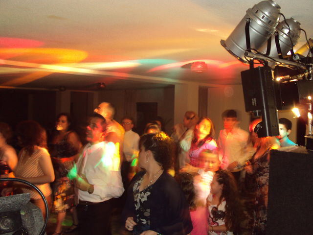 Evento con el paquete soundligh casa particular