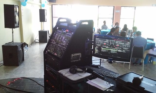 Equipo soundligh para bautizo